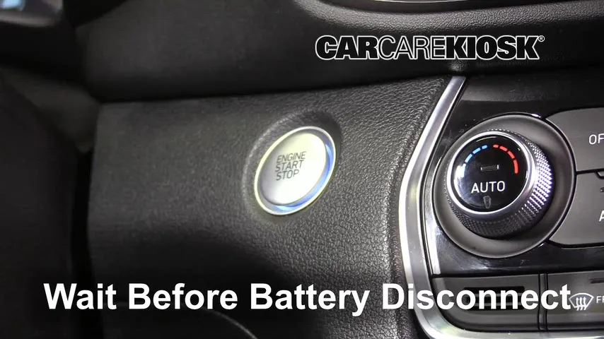 2013 Hyundai Sonata Limited 2.0L 4 Cyl. Turbo Battery Replace